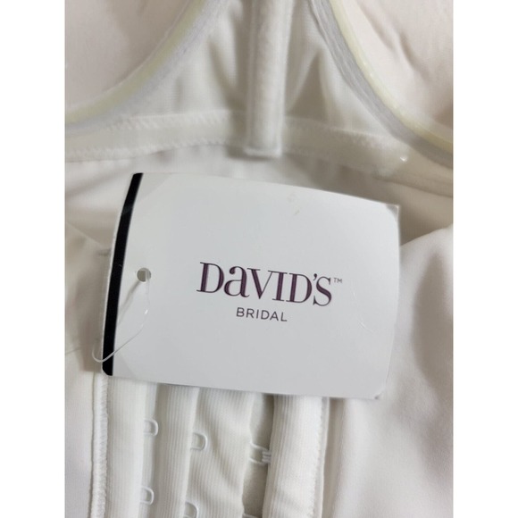 David's Bridal White Intimates Robe - Picture 8 of 8